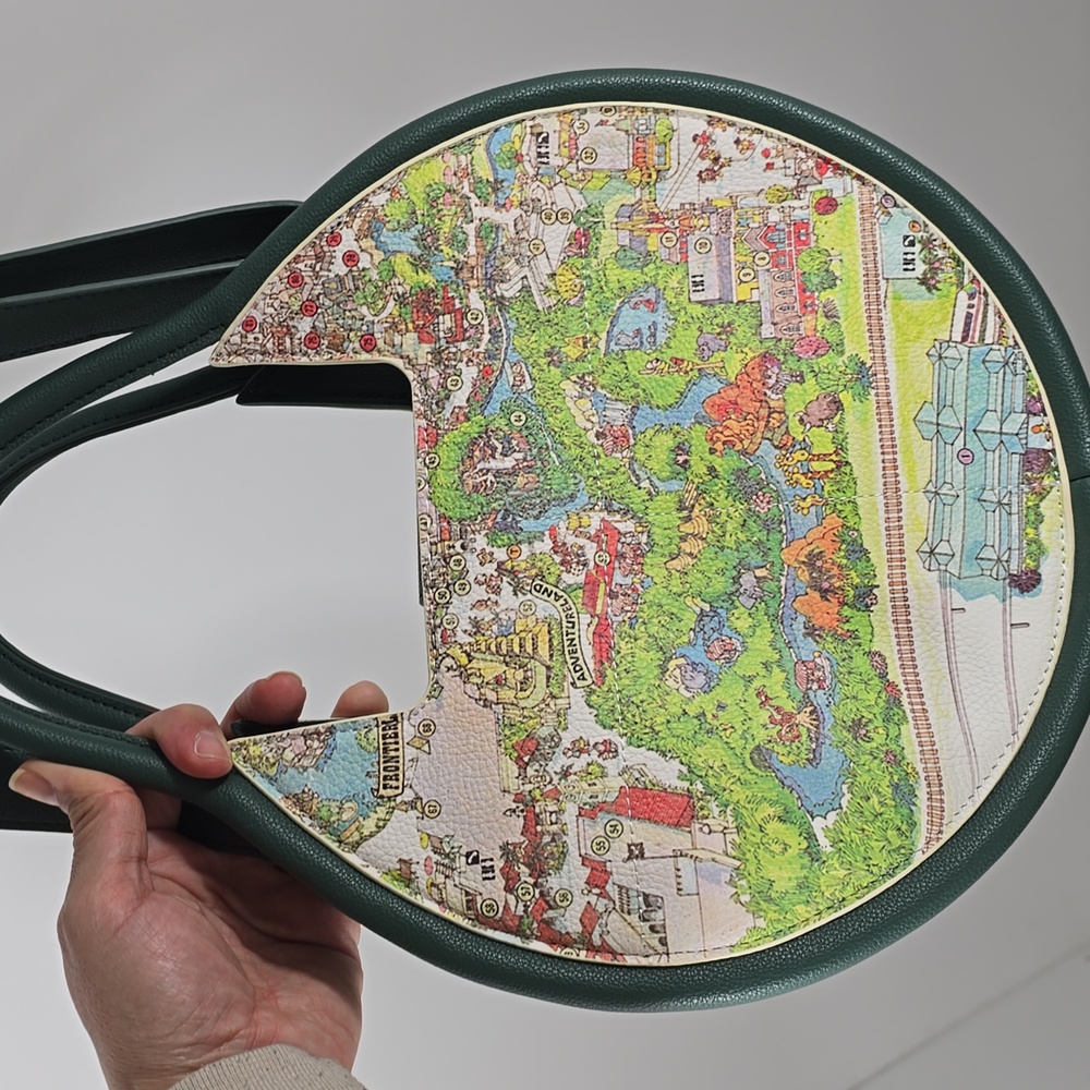 {Disney} Crossbody Bag - Walt Disney World 50th Anniversary - Map - Picture 6 of 15